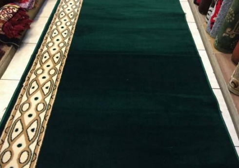 harga karpet masjid hijau polos