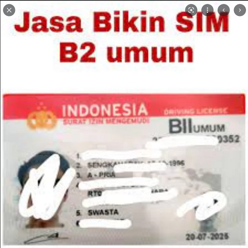 Biro Jasa Pembuatan SIM A Dan C Baru Online Jakarta Timur b46364